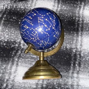 Astrology, mini decorative globe